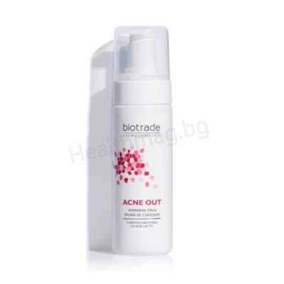 Акне Аут измивна пяна за лице 150 мл, Biotrade (Acne Out Cleansing Foam 150 ml Biotrade)