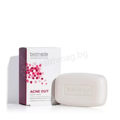 Акне Аут сапун за мазна и акнеична кожа 100 г, Biotrade (Acne Out Soap 100 g Biotrade)