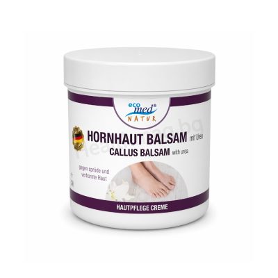 Балсам за крака с урея 250 мл, Eco Med Natur (Foot Balm with Urea 250 ml Eco Med Natur) ЗА МАЗОЛИ, КОКОШИ ТРЪН И СИЛНО ЗАГРУБЯЛА КОЖА дерматологично тестван