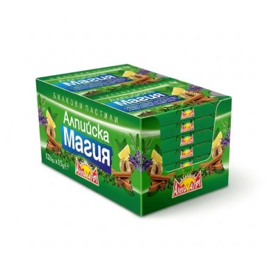 Билкови пастили Алпийска магия х 72 бр, ALPI (Alpi Herbal Lozenges Alpine Magic 72 pcs)