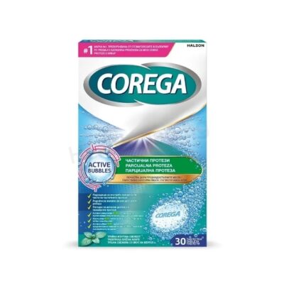 Корега таблетки за почистване на частични протези Corega Parts x 30 бр.