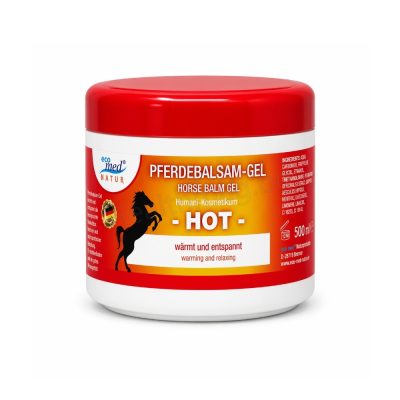 Загряващ гел с див конски кестен и люта чушка 500 мл, Eco Med Natur (Hot Gel with Horse Chestnut & Chili 500 ml Eco Med Natur)