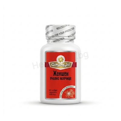 Женшен 500 mg капсули x 60, TNT (Ginseng 500 mg Capsules x 60) Хранителна добавка