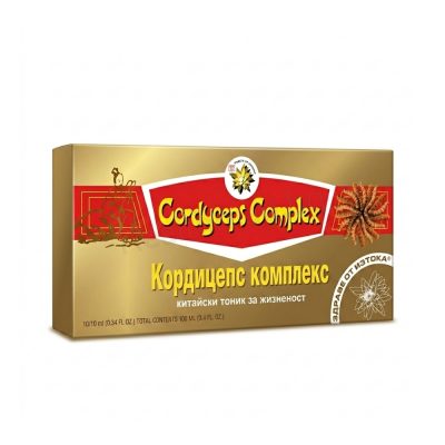 Кордицепс комплекс флакони x 10, TNT (Cordyceps Complex Liquid Vials x 10) Хранителна добавка