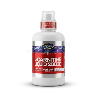 L-Carnitine, Л-Карнитин 20000 течен за изгаряне на мазнини 500 ml Biogame (L-Carnitine Liquid 20000 500 ml Biogame) Хранителна добавка