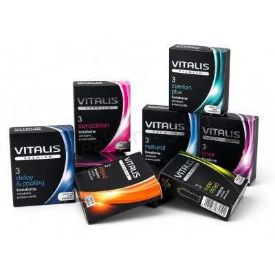 Презервативи Vitalis Premium x3 Vitalis Premium Condoms