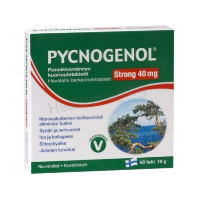 Пикногенол Стронг Екстракт от кора на френски бор Пиния 40 мг 60 табл. ( Pycnogenol Strong 40 mg 60tabl. )