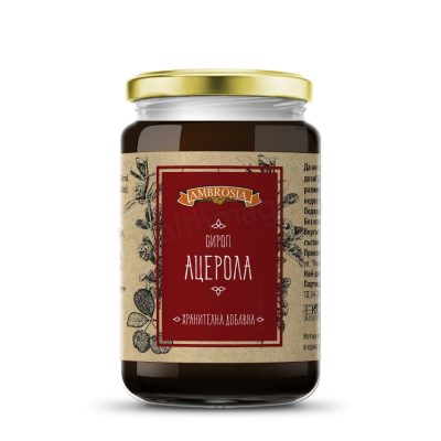 Сироп Ацерола 410 г, Ambrosia (Acerola Syrup 410 g Ambrosia) Хранителна добавка