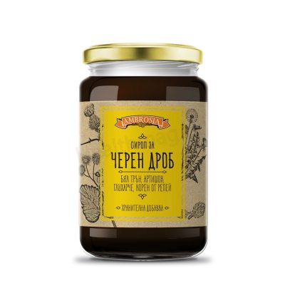 Сироп за черен дроб 410 г, Ambrosia (Liver Support Syrup 410 g Ambrosia) Хранителна добавка