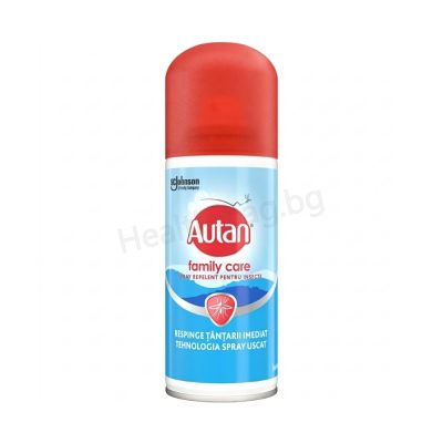 Спрей против насекоми Family Care 100 мл, Autan (Autan Family Care Spray 100 ml)
