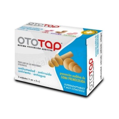 Тапи за уши гума 2 броя, Ototap Ototap rubber ear plugs 