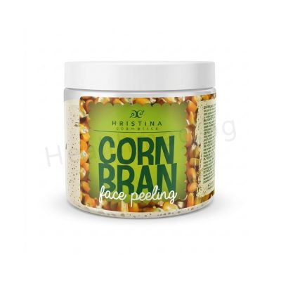 Тоалетни трици за лице с царевица 200 мл, Hristina Cosmetics (Corn Bran Face Peeling 200 ml Hristina) Козметичен продукт
