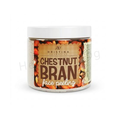 Тоалетни трици за лице с кестен 200 мл, Hristina Cosmetics (Chestnut Bran Face Peeling 200 ml Hristina) Козметичен продукт