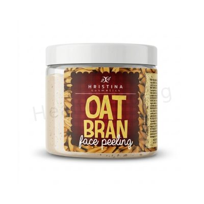 Тоалетни трици за лице с овес 200 мл, Hristina Cosmetics (Oat Bran Face Peeling 200 ml Hristina) Козметичен продукт