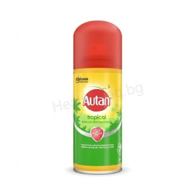 Спрей против насекоми Tropical 100 мл, Autan (Autan Tropical Spray 100 ml)