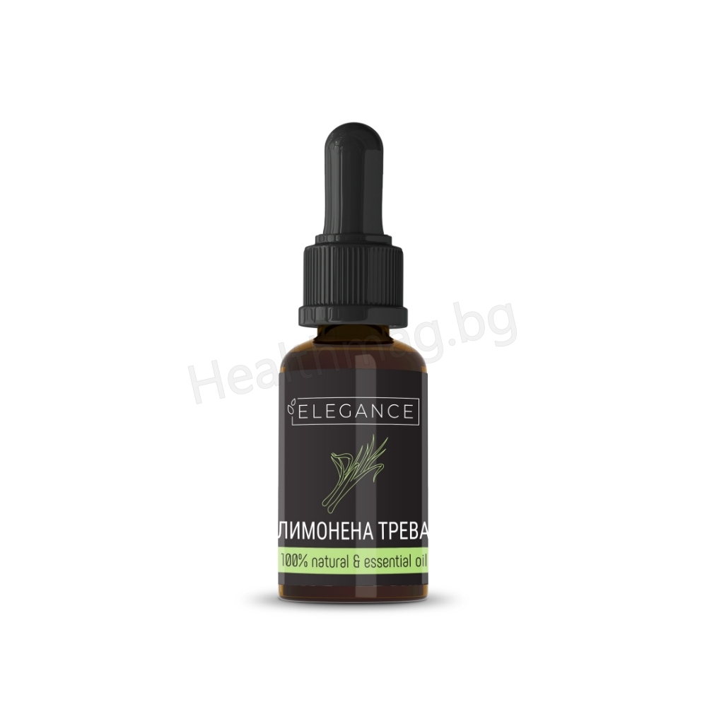 Етерично масло от Лимонена трева 10 мл Elegance Lemongrass Essential Oil – Elegance Aromatherapy & Refreshing Care