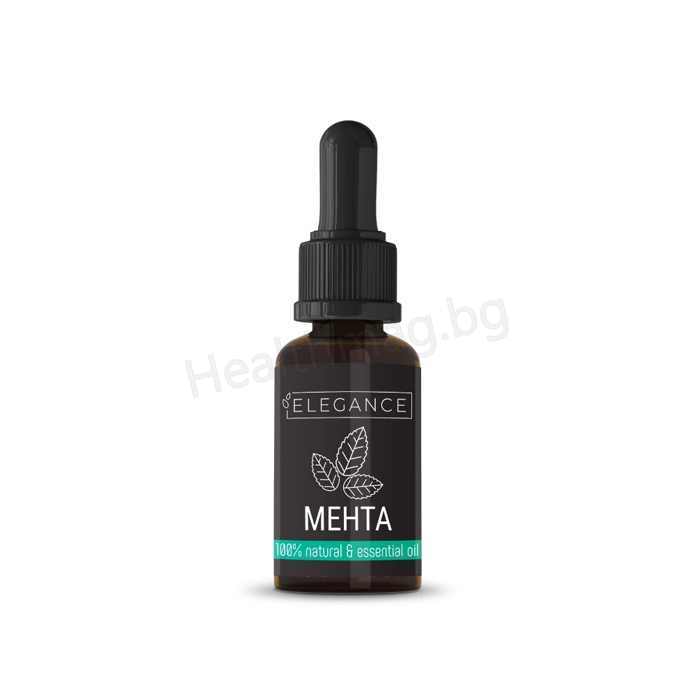 Етерично масло от Мента 10 мл Elegance Peppermint Essential Oil – Elegance Aromatherapy & Energy Boost
