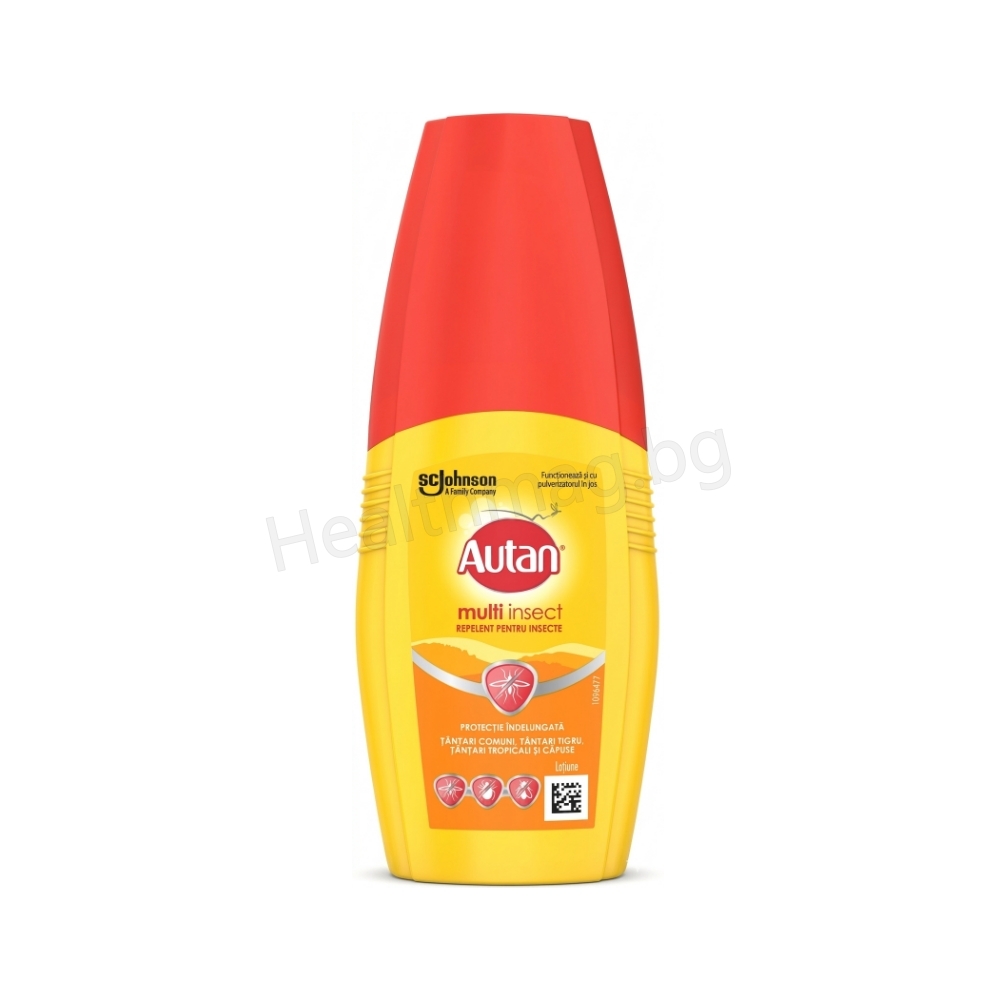Лосион против насекоми Multi Insect 100 мл, Autan (Autan Multi Insect Lotion 100 ml)