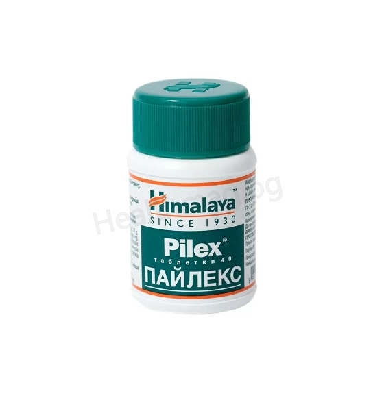 Пайлекс при разширени вени и хемороиди 40 таблетки, Himalaya Wellness (Pilex Tablets 40 pcs Himalaya)