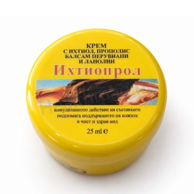 Ихтиопрол крем с прополис 25 мл, Галафарма Ihtioprol Cream with Propolis 25ml, Galafarma