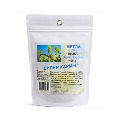 Метла (сорго) семе 100 г Билки Кармен Sorghum Seed – Carmen Detox & Liver Support