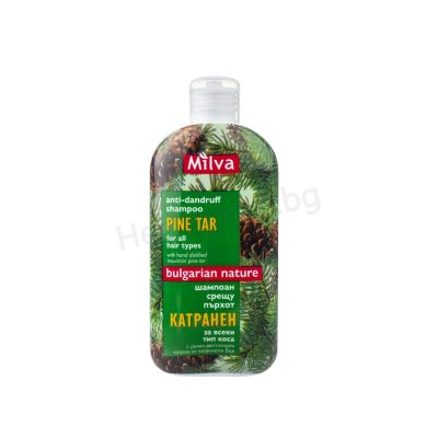 Шампоан за коса Катранен Милва Milva Pine Tar Shampoo 200 ml – Anti-Dandruff & Scalp Care
