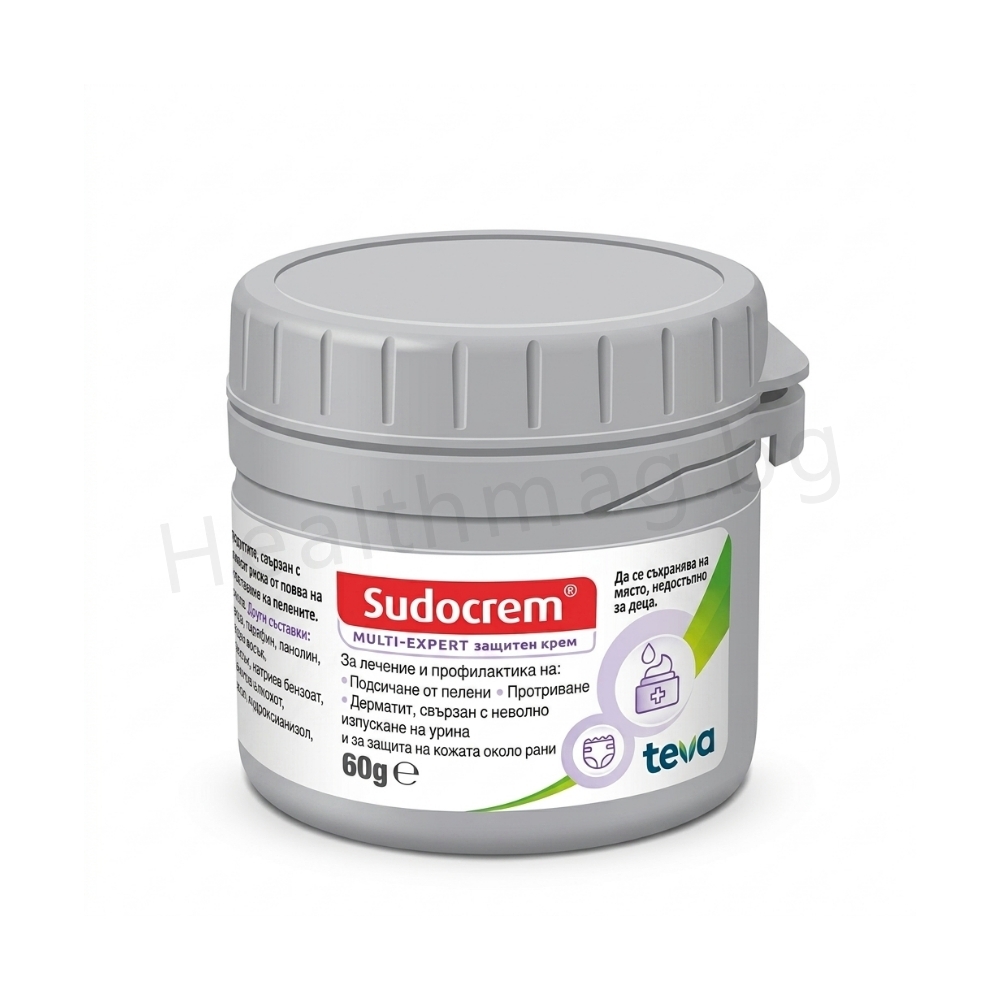 Судокрем крем против подсичане 60 г, Actavis / Teva (Sudocrem Antiseptic Healing Cream 60 g)