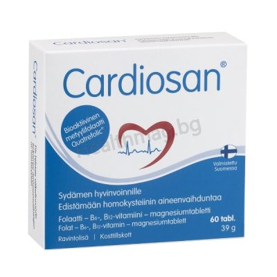 Кардиосан 650 мг х 60 таблетки – Лечител Cardiosan 650 mg x 60 Tablets Lechitel
