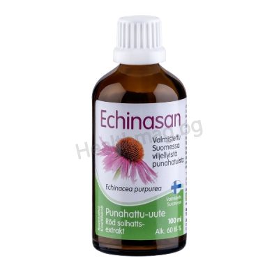 Ехинасан – 100% екстракт от ехинацея 100 мл – Лечител Echinasan 100% Echinacea Extract 100 ml Lechitel