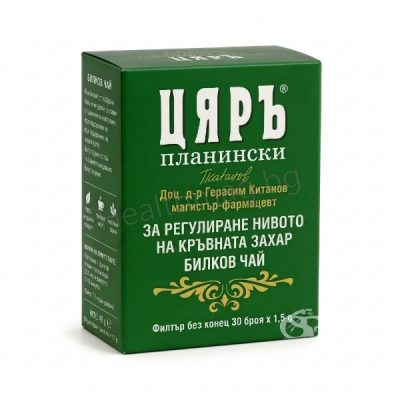 Чай Цяръ кръвна захар х 30 филтъра, Меркурий
