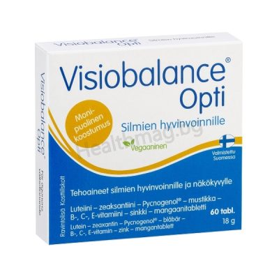 Визиобаланс Опти х 60 таблетки – Лечител Visiobalance Opti x 60 Tablets Lechitel