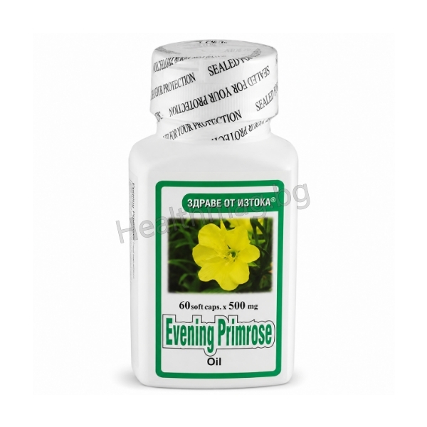 Масло от вечерна иглика 500 мг х 60 капс. – TNT Evening Primrose Oil 500 mg x 60 Capsules TNT