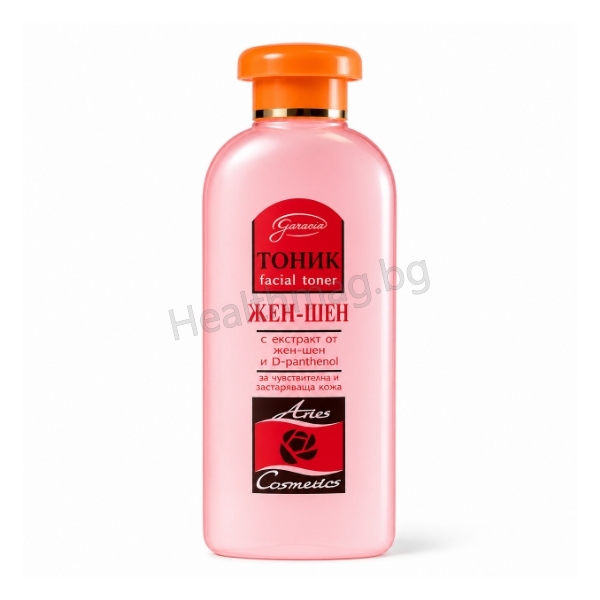 Тоник за лице Жен-шен 150 мл, Aries Cosmetics Ginseng Facial Toner – Aries Cosmetics