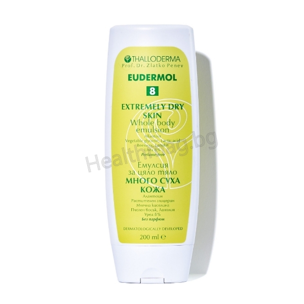 Еудермол 8 Емулсия за тяло за много суха кожа 200 мл Eudermol 8 Body Emulsion for Very Dry Skin 200 ml