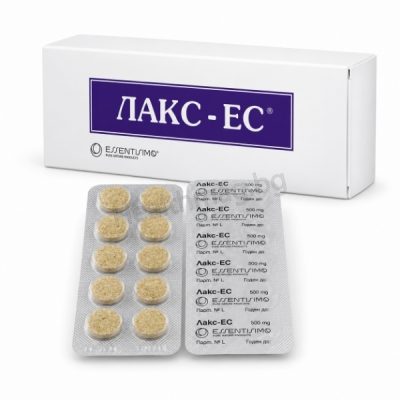 Лакс-ЕС таблетки 500 мг х 350 - Евелин 29 Lax-ES 500 mg x 350 Tablets ESSENTIALIMO pure herbal products
