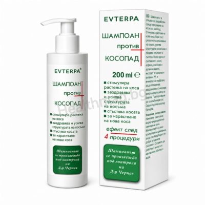 Шампоан против косопад 200 мл - Evterpa Evterpa Anti-Hair Loss Shampoo 200 ml