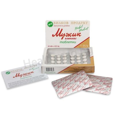 Мужик билков комплекс х 60 табл. – Цветелина Tsvetelina Muzhik Complex Tablets