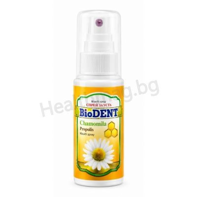 Спрей за уста с прополис и лайка 50 мл – BioDENT BIODENT Mouth Spray with Propolis and Chamomila 50 ml