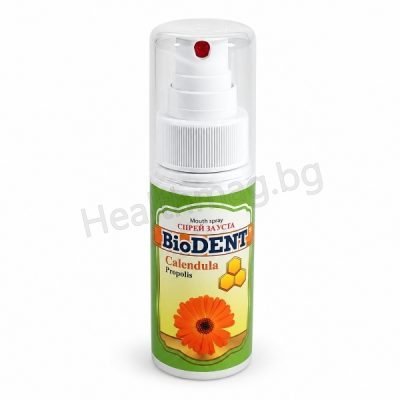 Спрей за уста с прополис и невен 50 мл – BioDENT BIODENT Mouth Spray with Propolis and Calendula 50 ml