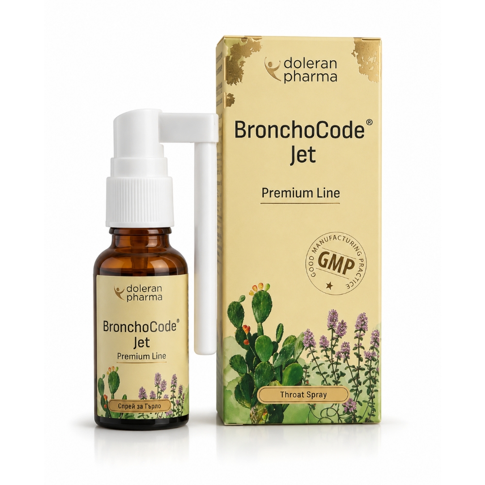 БронхоKод Джет – Премиум 20 мл, Doleran Pharma BronchoCode Jet Premium 20 ml, Doleran Pharma