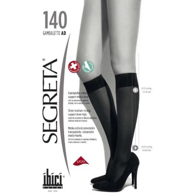 Дамски компресивни 3/4 чорапи 140 Den - Segreta Segreta Women's Knee-High Compression Stockings 140 DEN