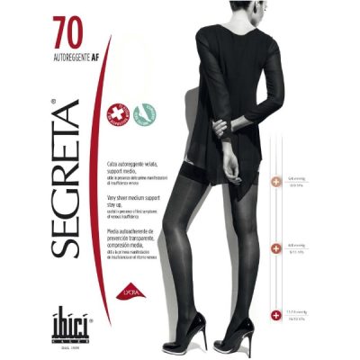 Дамски компресивни дълги чорапи 70 Den - Segreta SEGRETA 70 DEN Thigh-High Compression Stockings 11-14 mmHg