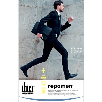 Мъжки компресивни 3/4 чорапи с ликра 16/20 mmHg - Repomen Repomen Men’s 3/4 Compression Socks Lycra 16–20 mmHg