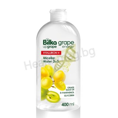 Мицеларна вода 3 в 1 400 мл - Bilka Grape Energy Bilka Grape Energy 3 in 1 Micellar Water