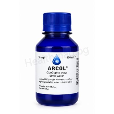 Сребърна вода 10 мг/л x100 мл - Arcol Arcol Silver Water 10 mg/L