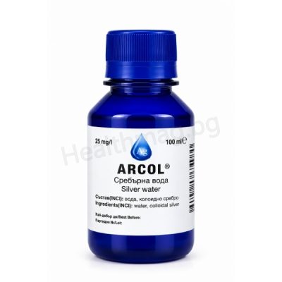 Сребърна вода 25 мг/л x100 мл - Arcol Arcol Silver Water 25 mg/L