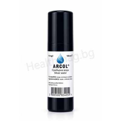 Сребърна вода Спрей 10 мг/л x100 мл - Аркол Arcol Silver Water Spray 10 mg/L – 100 ml