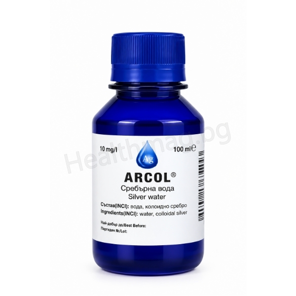Сребърна вода 10 мг/л x100 мл - Arcol Arcol Silver Water 10 mg/L