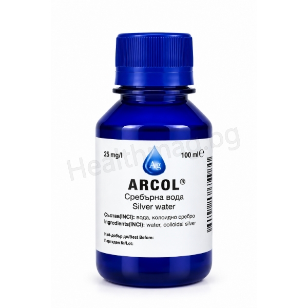 Сребърна вода 25 мг/л x100 мл - Arcol Arcol Silver Water 25 mg/L