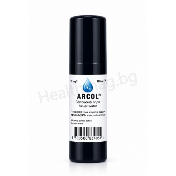 Сребърна вода Спрей 10 мг/л x100 мл - Аркол Arcol Silver Water Spray 10 mg/L – 100 ml
